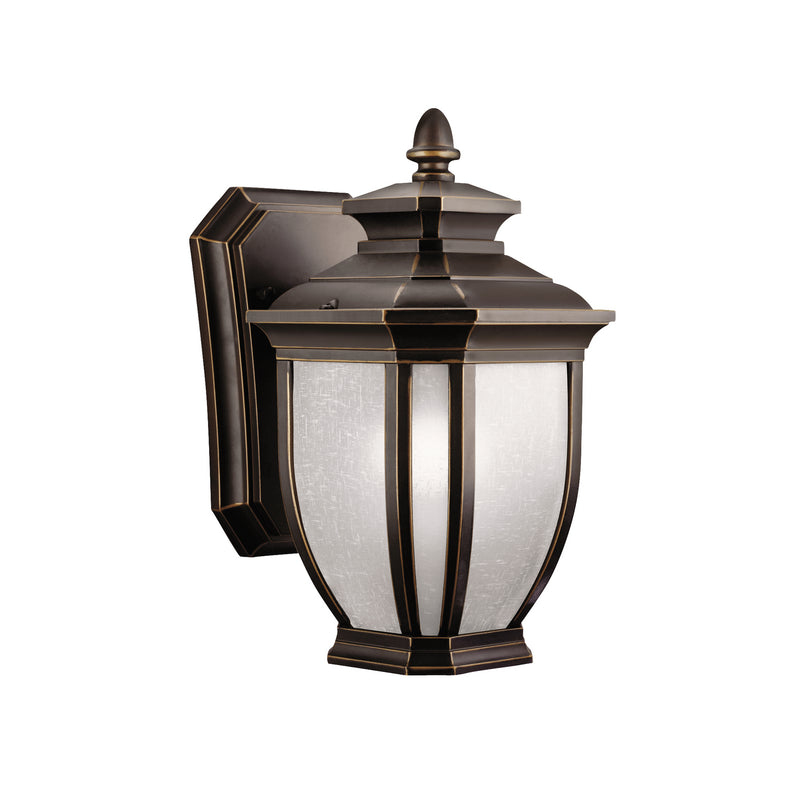 Kichler 9039RZ One Light Outdoor Wall Mount, Rubbed Bronze