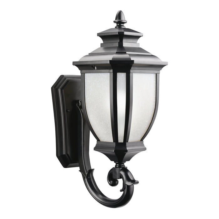Kichler 9041BK One Light Outdoor Wall Mount, Black