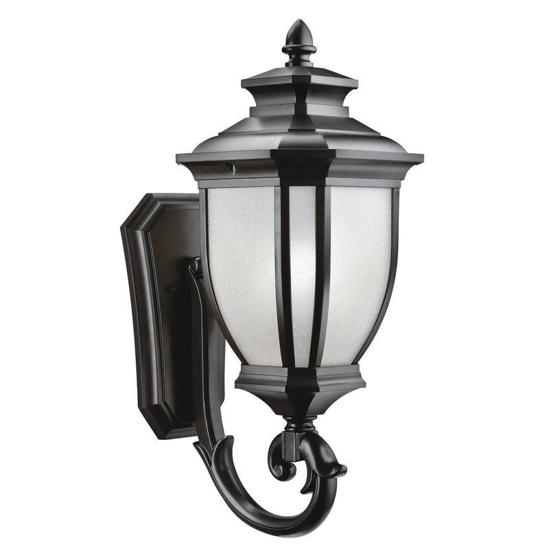 Kichler 9042BK One Light Outdoor Wall Mount, Black