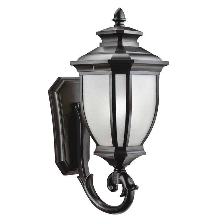 Kichler 9042BK One Light Outdoor Wall Mount, Black