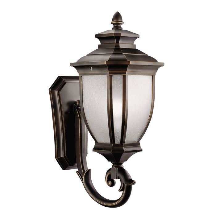 Kichler 9042RZ One Light Outdoor Wall Mount, Rubbed Bronze