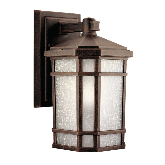 Kichler 9718PR One Light Outdoor Wall Mount, Prairie Rock