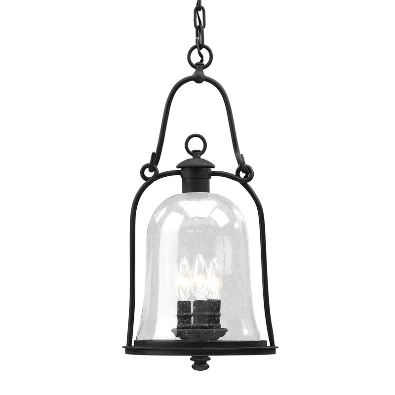 Troy Lighting F9467-TBK Three Light Hanging Lantern, Textured Black