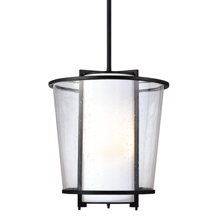 Troy Lighting F1358-TBK Three Light Pendant, Textured Black