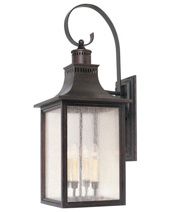 Savoy House 5-257-13 Four Light Outdoor Wall Lantern, English Bronze