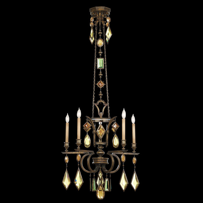 Fine Art 708340-1ST Five Light Chandelier, Bronze