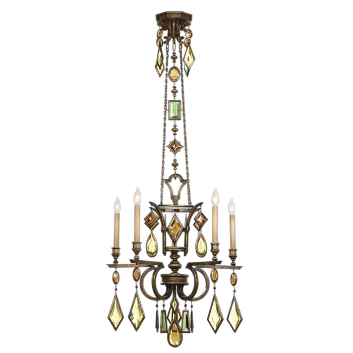 Fine Art 708340-1ST Five Light Chandelier, Bronze