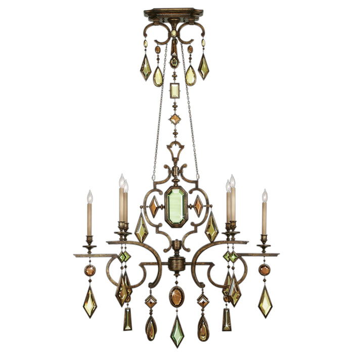 Fine Art 708940-1ST Six Light Chandelier, Bronze