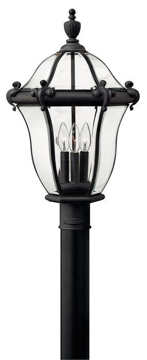 Hinkley 2441MB LED Post Top/ Pier Mount, Museum Black