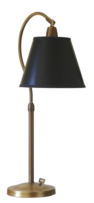 House of Troy HP750-WB-BP One Light Table Lamp, Weathered Brass