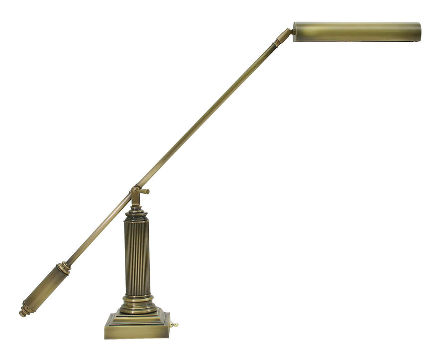 House of Troy P10-191-71 One Light Piano/Desk Lamp, Antique Brass