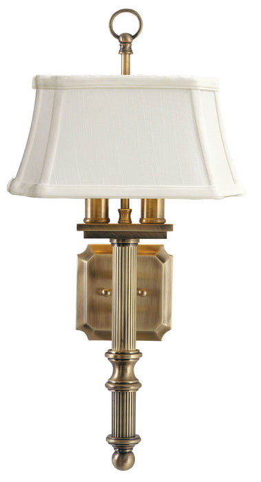 House of Troy WL616-AB Two Light Wall Sconce, Antique Brass