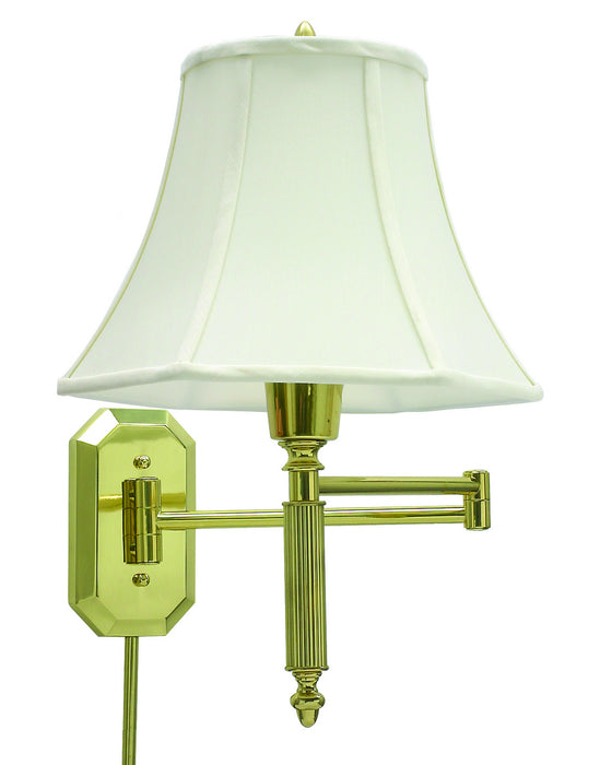 House of Troy WS-706 One Light Wall Sconce, Polished Brass