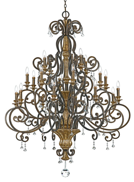 Quoizel MQ5020HL 20 Light Chandelier, Heirloom
