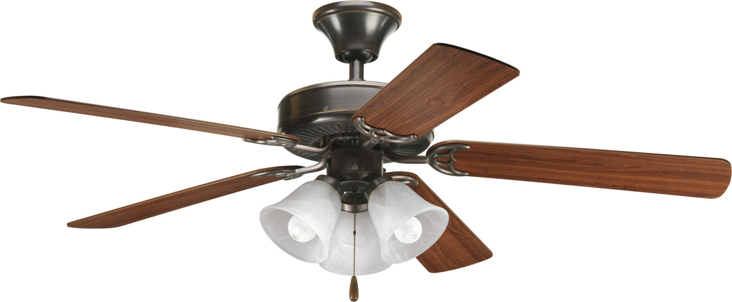 Progress Lighting P2501-20 52" Ceiling Fan, Antique Bronze