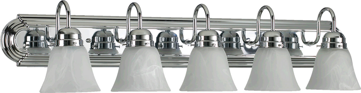 Quorum 5094-5-114 Five Light Vanity, Chrome