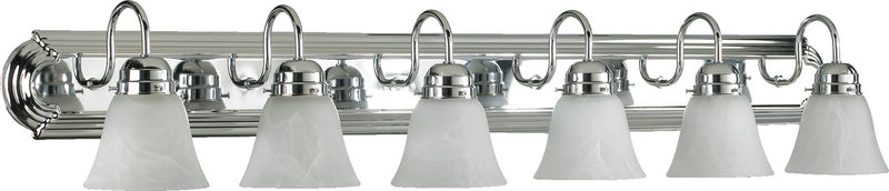 Quorum 5094-6-114 Six Light Vanity, Chrome