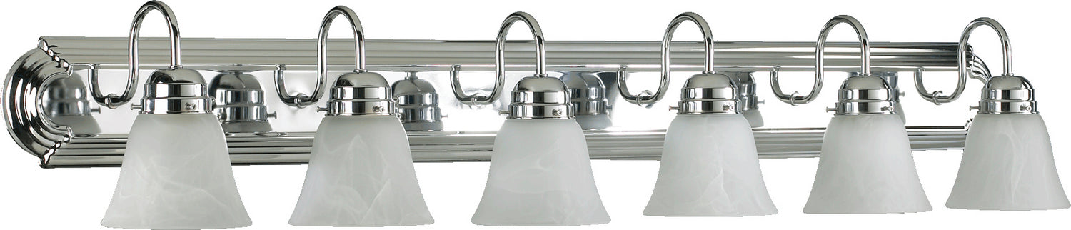 Quorum 5094-6-114 Six Light Vanity, Chrome