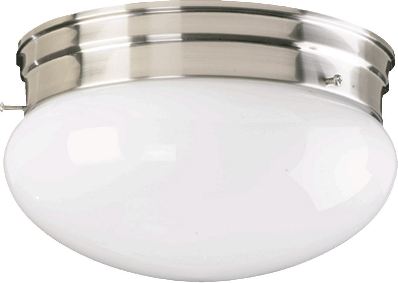 Quorum 3015-8-65 Two Light Ceiling Mount, Satin Nickel