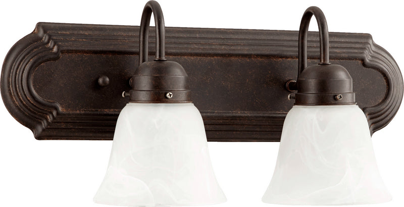 Quorum 5094-2-144 Two Light Vanity, Toasted Sienna