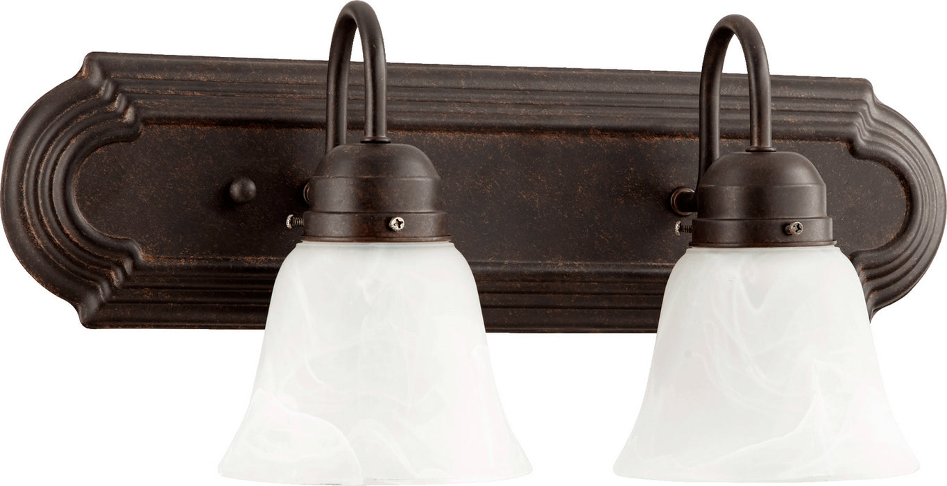Quorum 5094-2-144 Two Light Vanity, Toasted Sienna