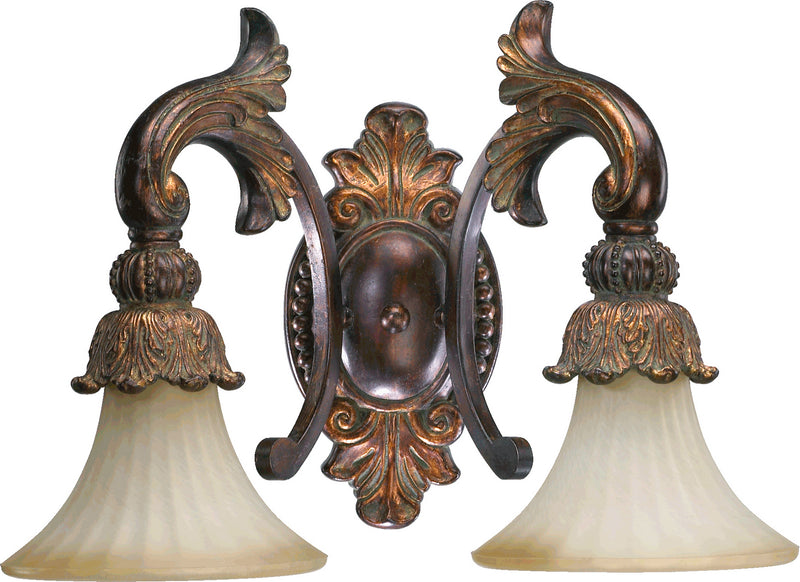 Quorum 5230-2-88 Two Light Vanity, Corsican Gold