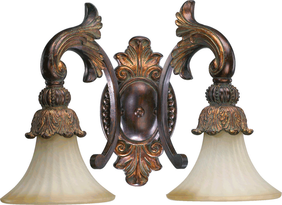 Quorum 5230-2-88 Two Light Vanity, Corsican Gold