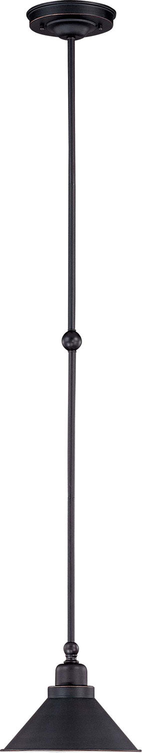 Nuvo Lighting 60-1708 One Light Mini Pendant, Mission Dust Bronze