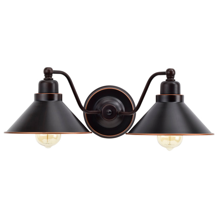 Nuvo Lighting 60-1711 Two Light Wall Sconce, Mission Dust Bronze