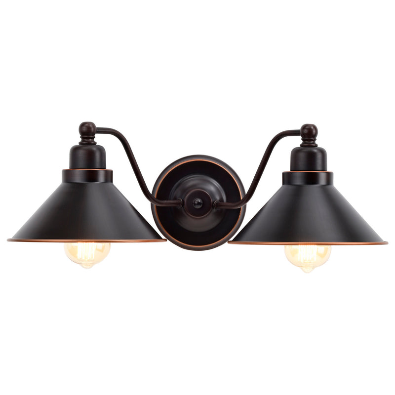 Nuvo Lighting 60-1711 Two Light Wall Sconce, Mission Dust Bronze