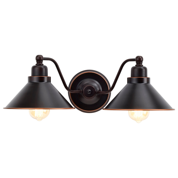 Nuvo Lighting 60-1711 Two Light Wall Sconce, Mission Dust Bronze