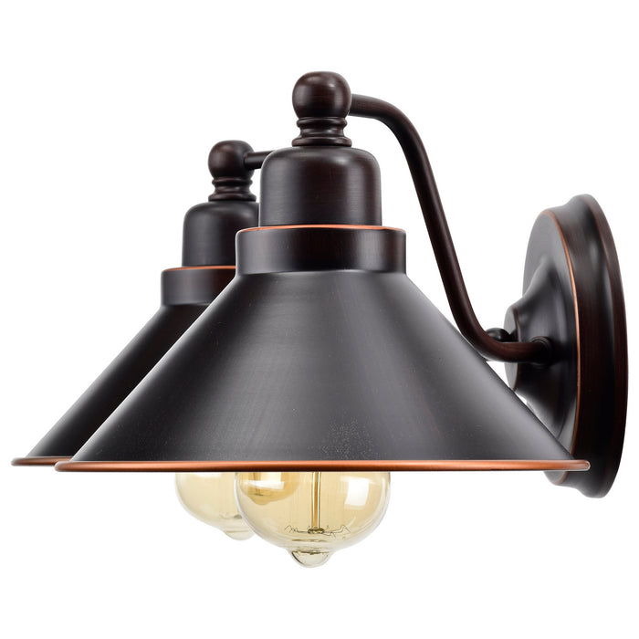 Nuvo Lighting 60-1711 Two Light Wall Sconce, Mission Dust Bronze