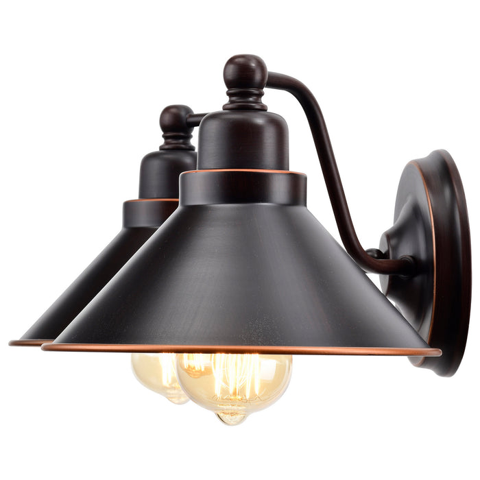 Nuvo Lighting 60-1711 Two Light Wall Sconce, Mission Dust Bronze