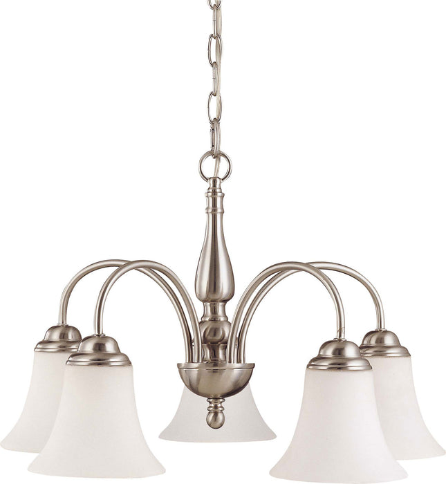 Nuvo Lighting 60-1822 Five Light Chandelier, Brushed Nickel