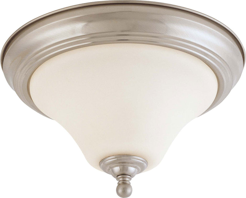 Nuvo Lighting 60-1824 One Light Flush Mount, Brushed Nickel