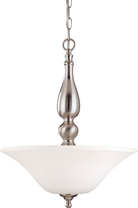 Nuvo Lighting 60-1828 Three Light Pendant, Brushed Nickel
