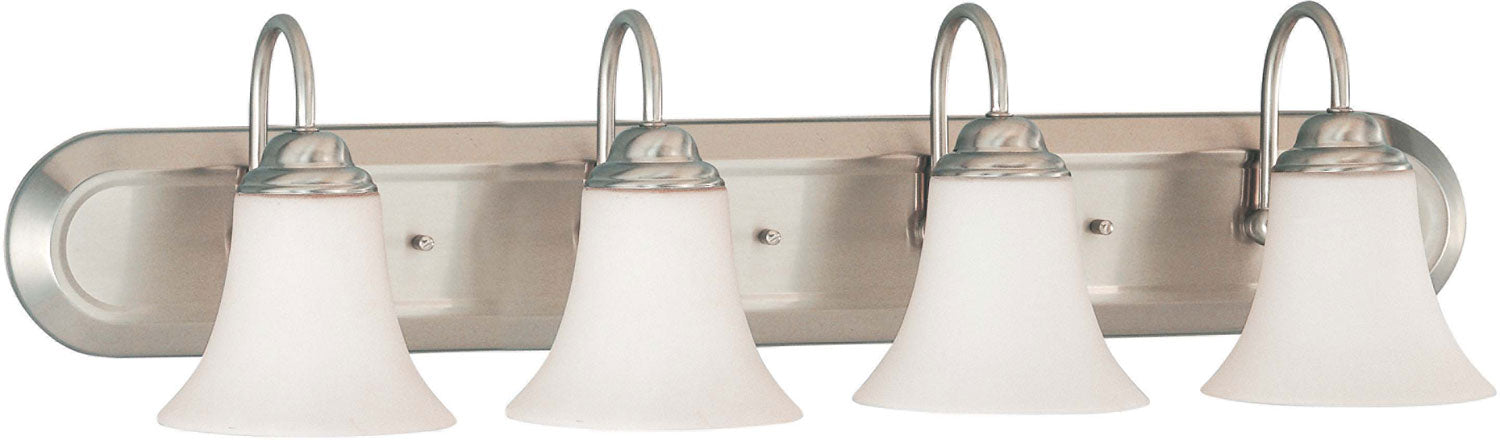 Nuvo Lighting 60-1835 Four Light Vanity, Brushed Nickel