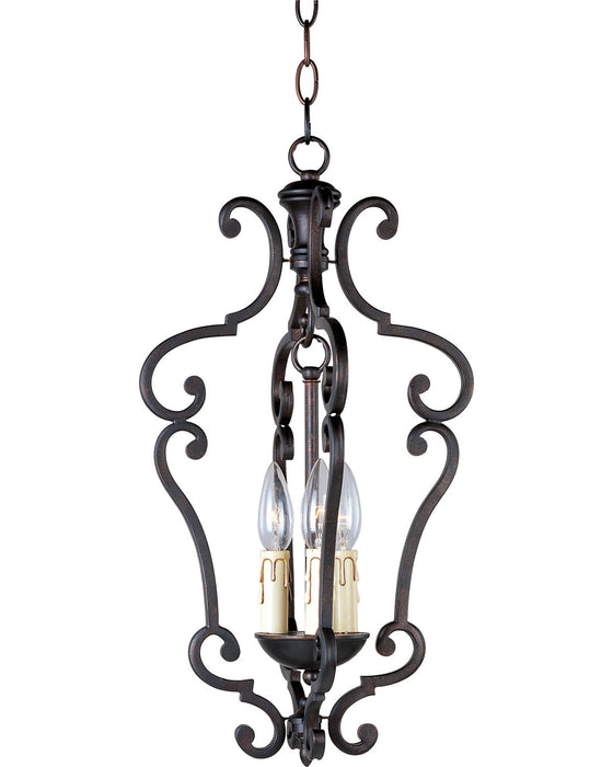 Maxim 20742CU Three Light Entry Foyer Pendant, Colonial Umber