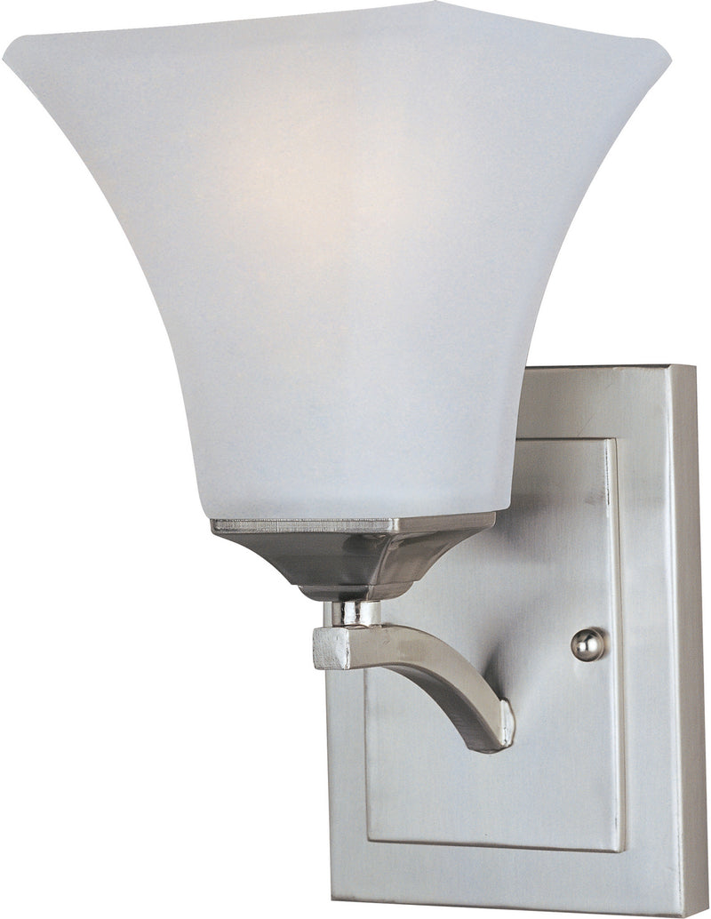 Maxim 20098FTSN One Light Wall Sconce, Satin Nickel