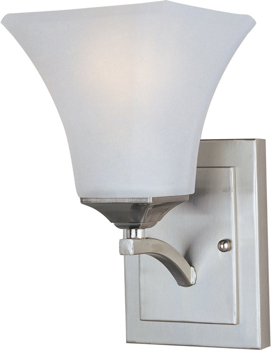 Maxim 20098FTSN One Light Wall Sconce, Satin Nickel