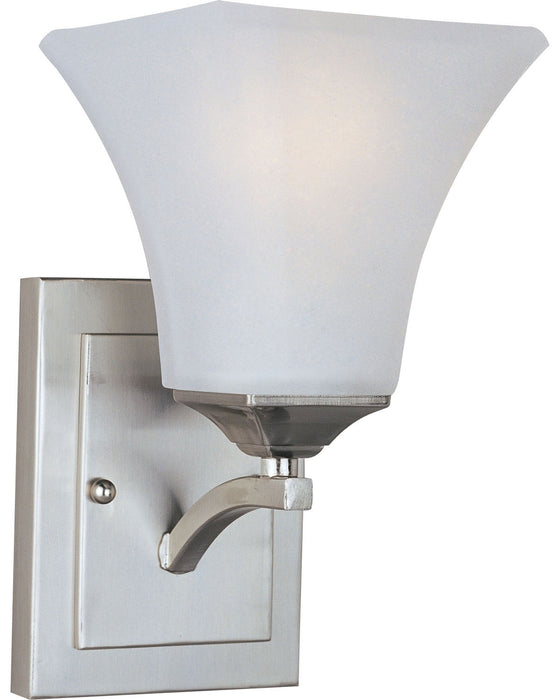 Maxim 20098FTSN One Light Wall Sconce, Satin Nickel
