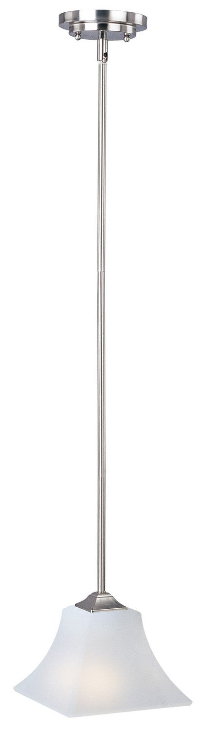 Maxim 92090FTSN One Light Mini Pendant, Satin Nickel