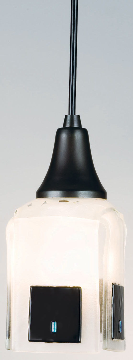 Meyda Tiffany 12533 One Light Mini Pendant, Craftsman Brown