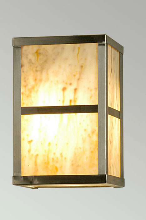 Meyda Tiffany 15140 One Light Wall Sconce, Brushed Stainless Steel