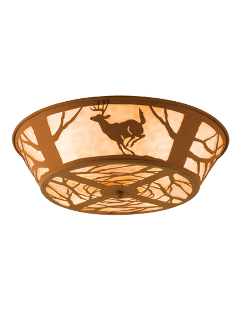 Meyda Tiffany 15277 Four Light Flushmount, Earth