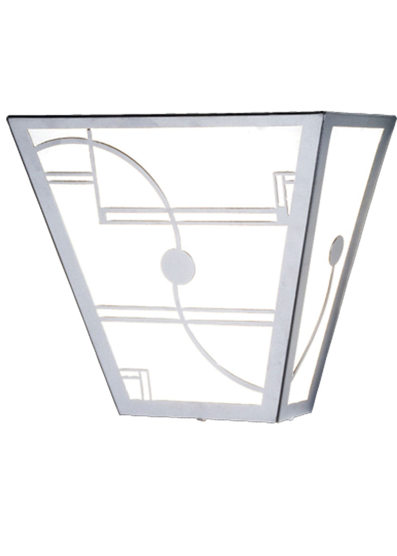 Meyda Tiffany 15521 Two Light Wall Sconce, Nickel