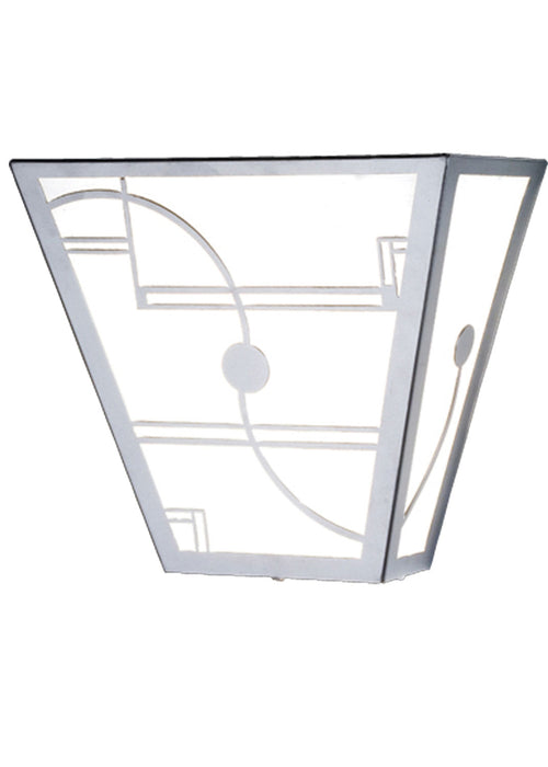 Meyda Tiffany 15521 Two Light Wall Sconce, Nickel