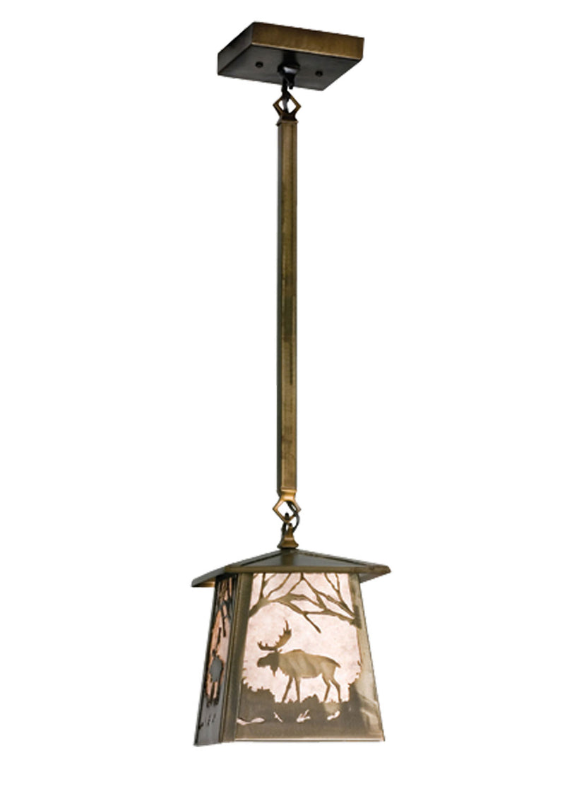 Meyda Tiffany 15658 One Light Pendant, Antique Copper