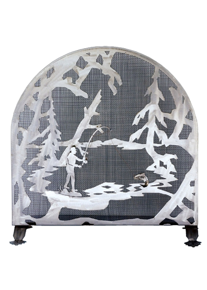 Meyda Tiffany 15672 Fireplace Screen, Steel