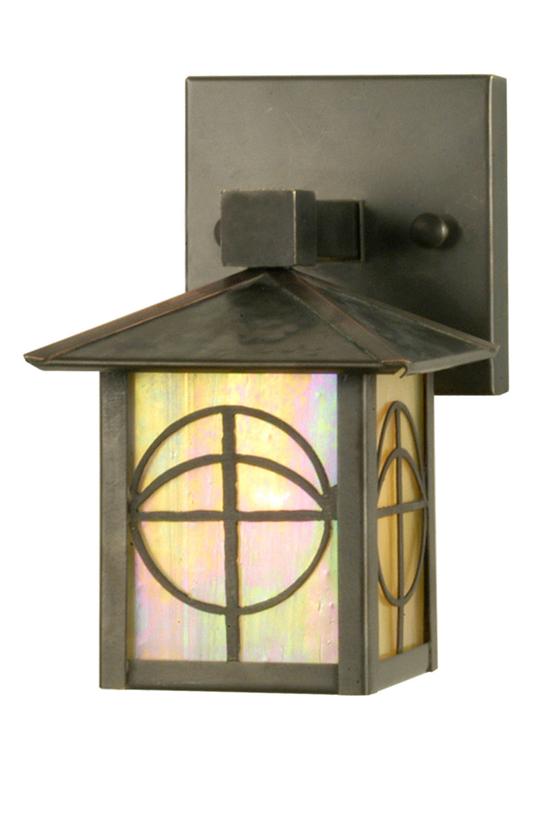 Meyda Tiffany 19869 One Light Wall Sconce, Craftsman Brown